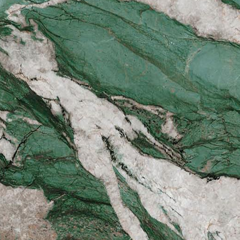 Film de transfert 3D de mur de fond de salle de bains de texture émeraude