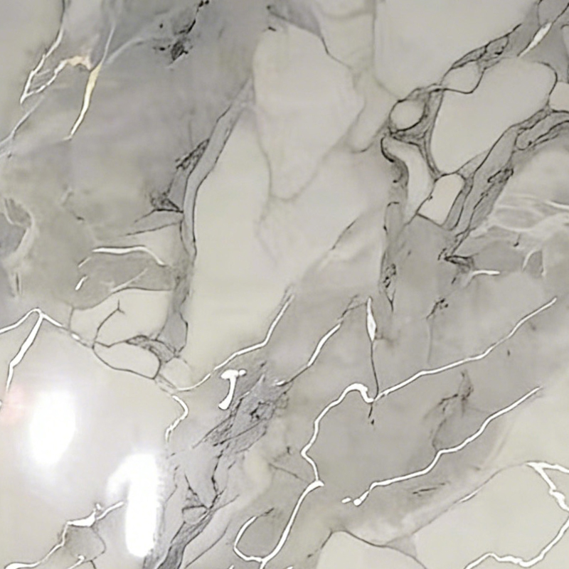 Panneau UV en faux marbre brillant sans formaldéhyde pour cloison de séparation de bureau