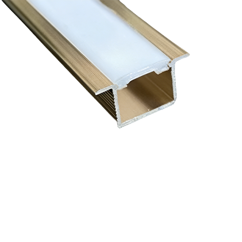 Lignes en aluminium X8 avec lumières pour panneau de placage en bois de 8 mm, conception éclairée