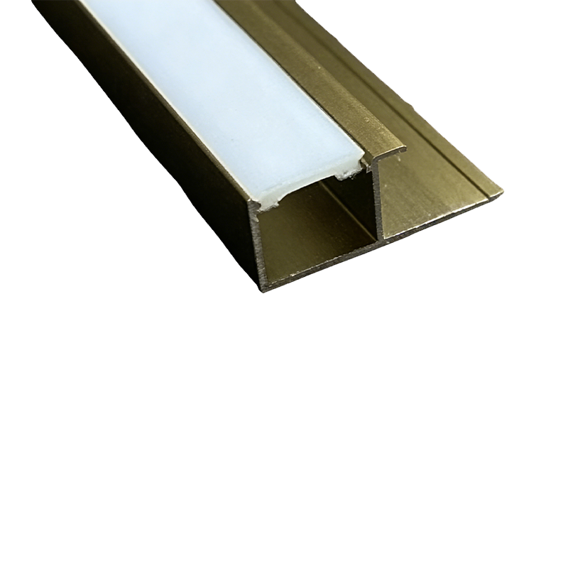 Lignes en aluminium LED encastrées sans soudure X8 pour menuiserie intérieure moderne